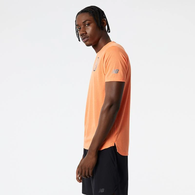 商品New Balance|New Balance Printed Impact Run S/S T-Shirt - Men's,价格¥193,第3张图片详细描述