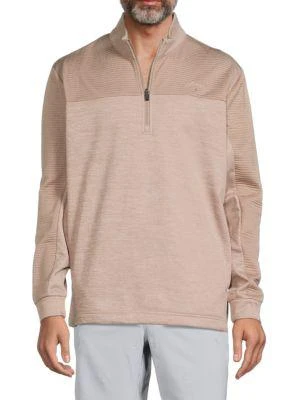 商品Callaway|Ottoman Heathered Zip Up Pullover,价格¥241,第1张图片