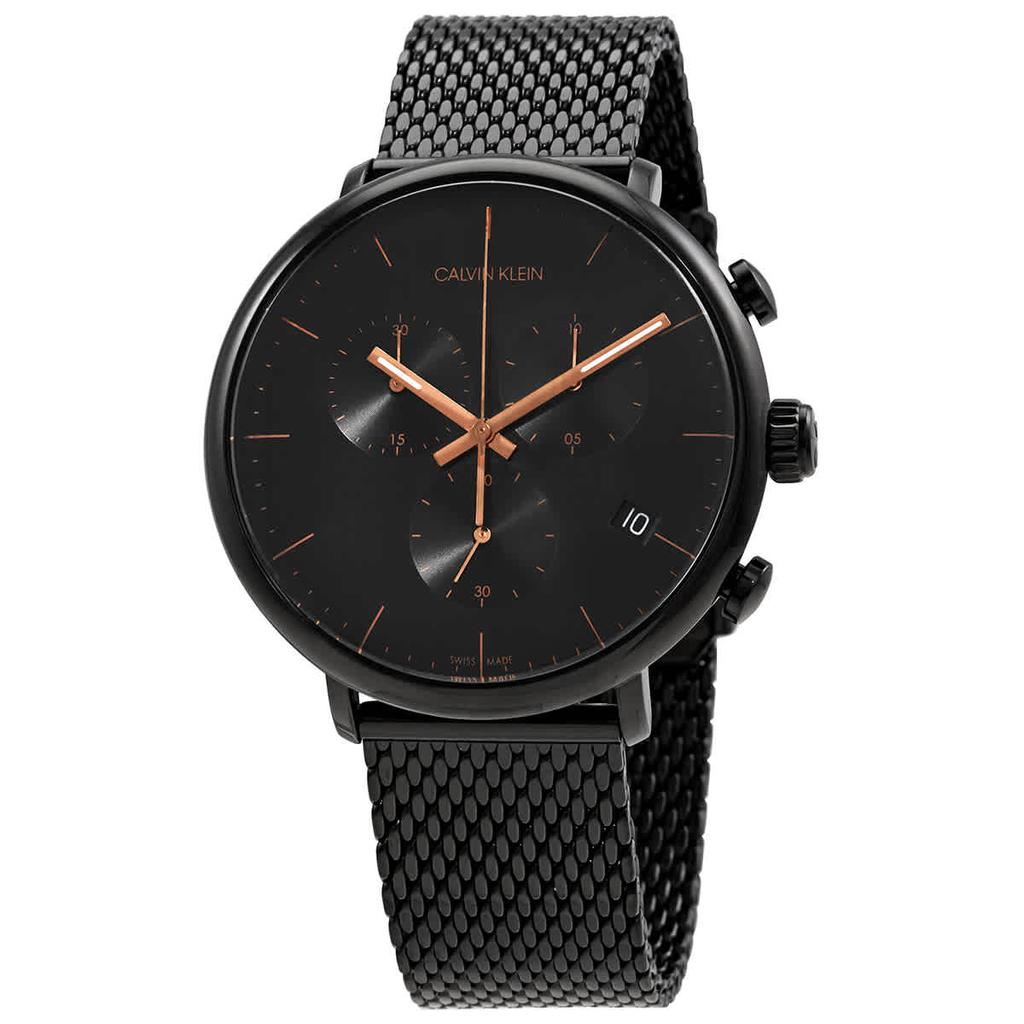 Calvin Klein Chronograph Quartz Black Dial Mens Watch K8M27421商品第1张图片规格展示