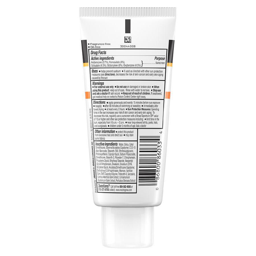 商品Neutrogena|Clear Face Liquid Lotion Sunscreen With SPF 55,价格¥82,第4张图片详细描述