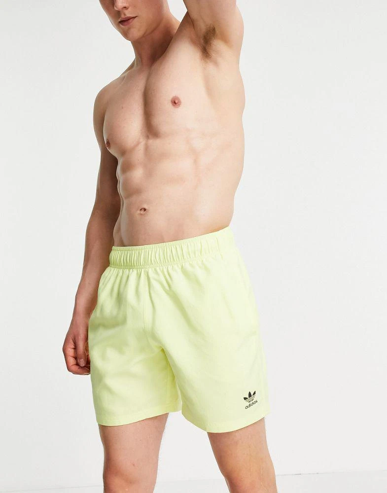 商品Adidas|adidas Originals essentials swim shorts in yellow,价格¥158,第4张图片详细描述