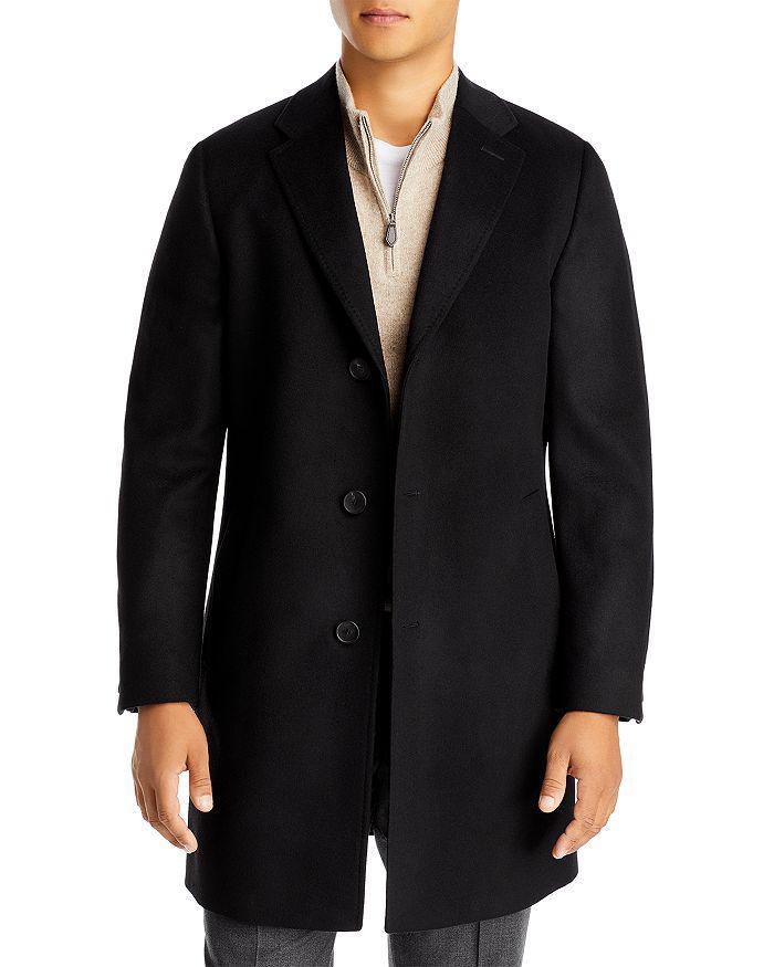 商品Hugo Boss|Jared Wool & Cashmere Classic Fit Topcoat,价格¥4719,第1张图片