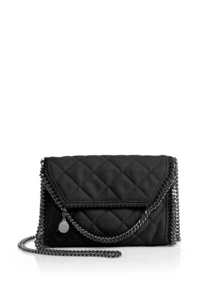 商品Stella McCartney|Falabella Mini Quilted Faux Suede Shoulder Bag,价格¥6742,第1张图片