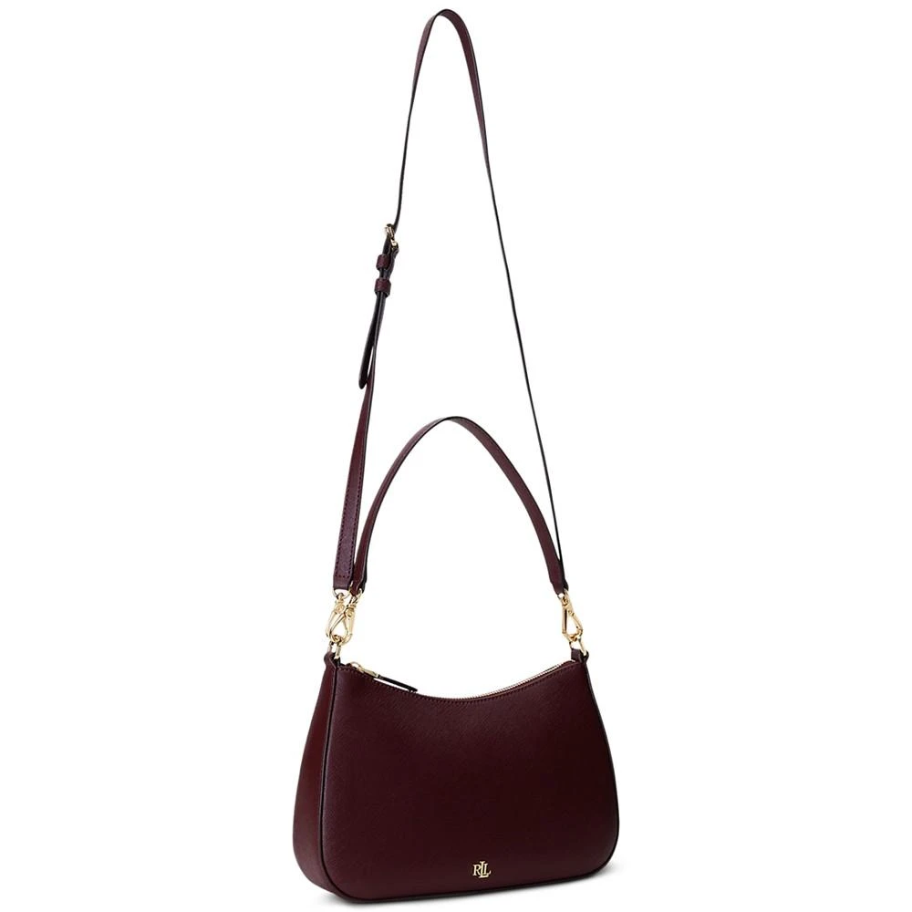 商品Ralph Lauren|Women's Crosshatch Leather Medium Danni Shoulder Bag,价格¥1017,第2张图片详细描述