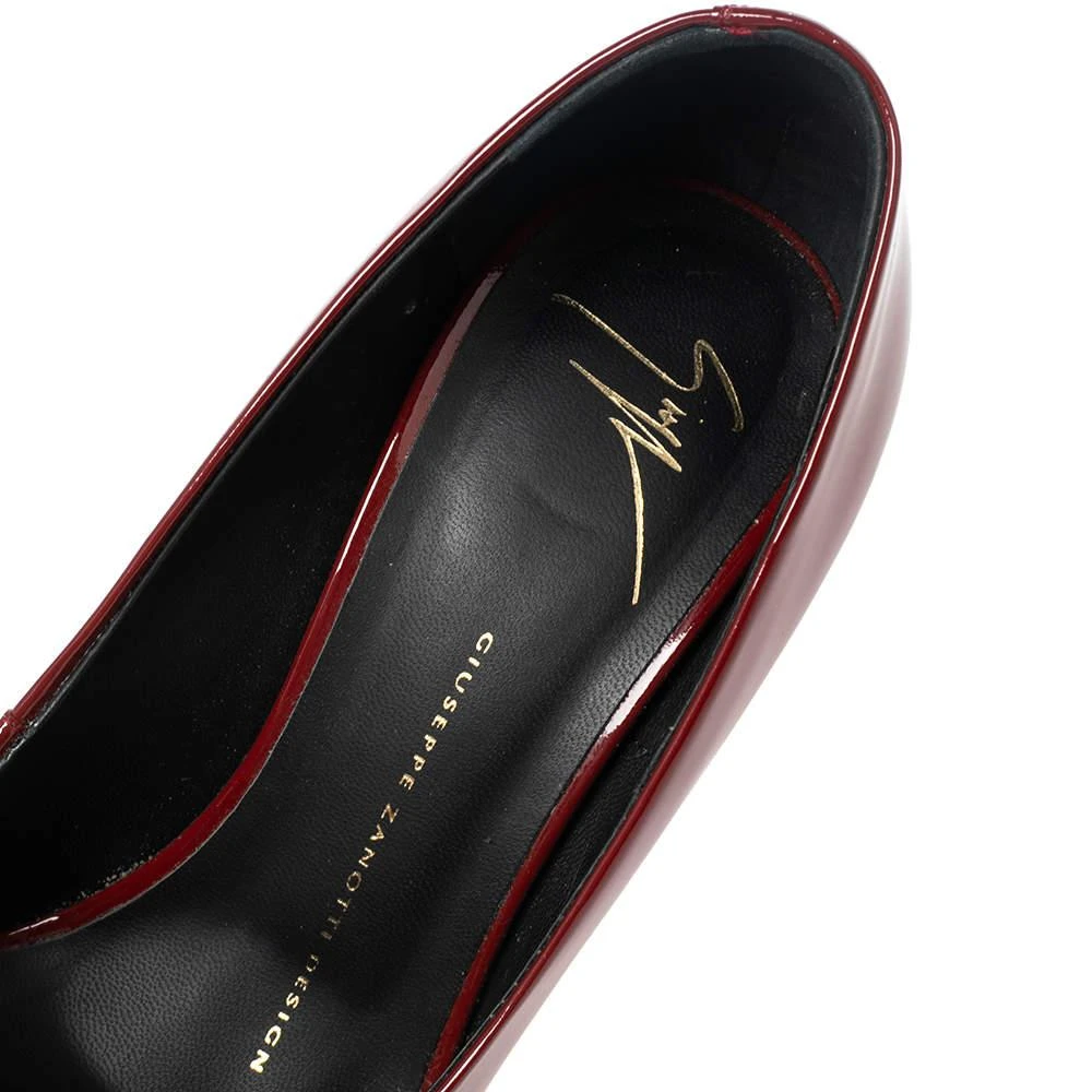 Giuseppe Zanotti Red Patent  Peep Toe Platform Pumps Size 37 商品