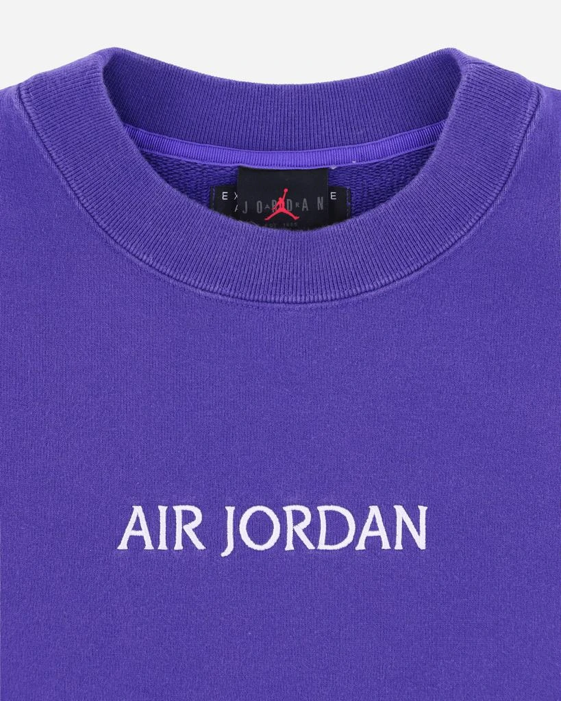 商品Jordan|WMNS Wordmark Fleece Crewneck Sweatshirt Purple,价格¥590,第3张图片详细描述