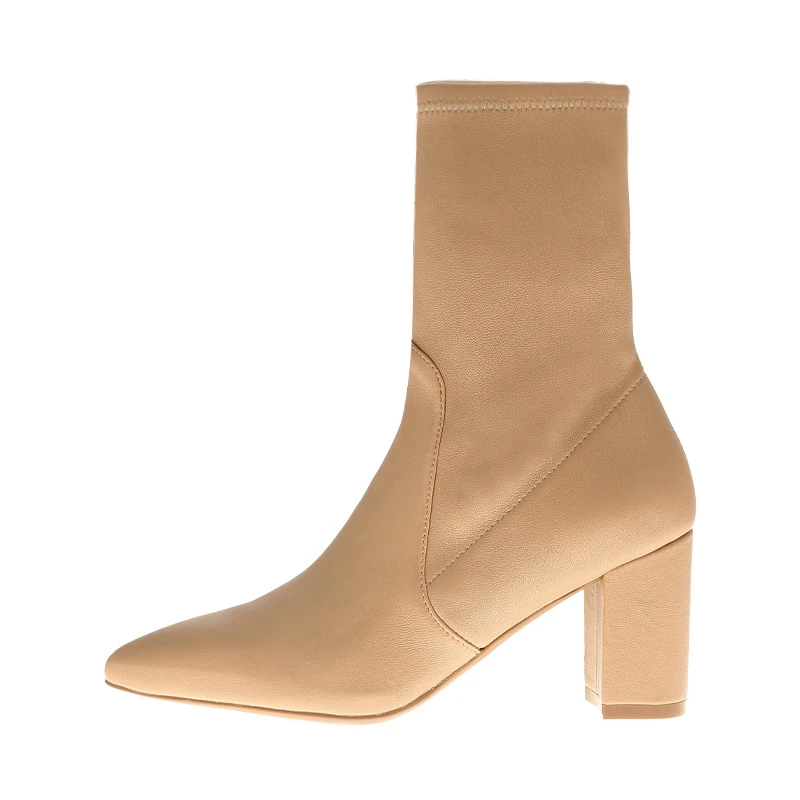 商品[国内直发] Stuart Weitzman|STUART WEITZMAN 裸色女士雪地靴 LANDRY75ADOBESTRNAPPA,价格¥166,第1张图片