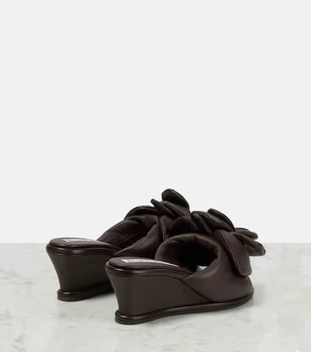商品Acne Studios|皮革坡跟穆勒鞋,价格¥3960,第3张图片详细描述