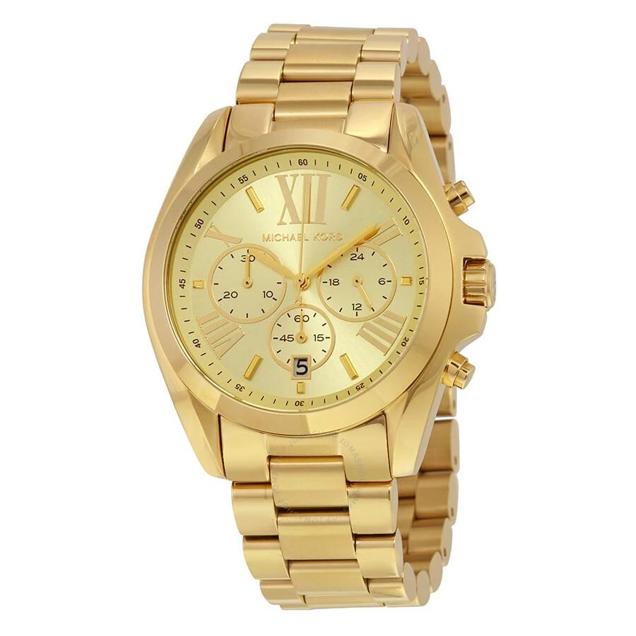 商品Michael Kors|Bradshaw Chronograph Champagne Dial Unisex Watch MK5605,价格¥1072,第1张图片