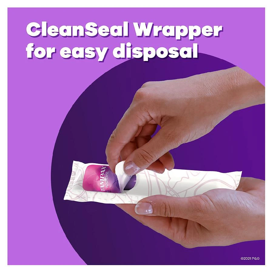 Tampons with LeakGuard Braid & Extendable Applicator No Scent, Regular Absorbency 商品
