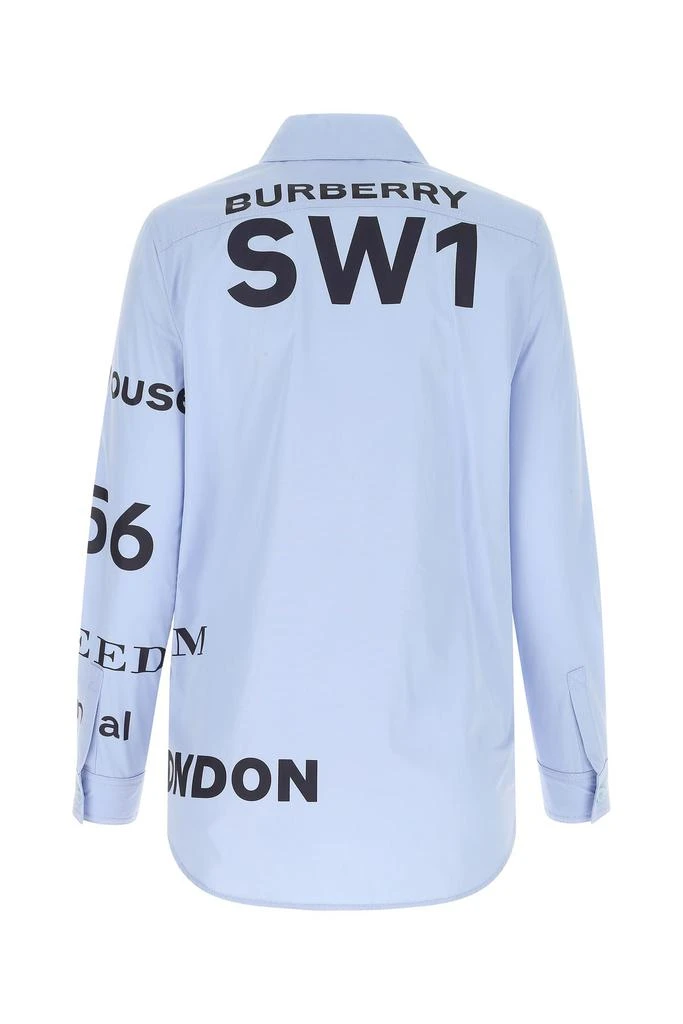 商品Burberry|Powder blue poplin shirt,价格¥5384,第1张图片