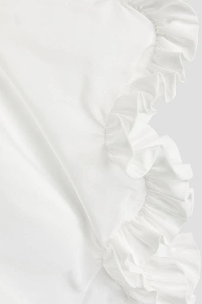 商品CECILIE BAHNSEN|Vega gathered taffeta top,价格¥1571,第4张图片详细描述