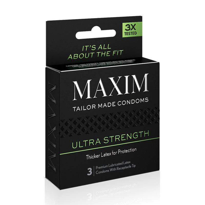 商品MAXIM|Maxim Ultra Strength Condoms 3PK,价格¥43,第2张图片详细描述