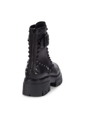 商品Ash|Lucas Studded Leather Combat Boots,价格¥667,第3张图片详细描述