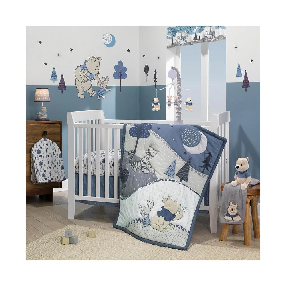 商品Lambs & Ivy|Disney Baby Forever Pooh White/Blue Bear Diaper Stacker by Lambs & Ivy,价格¥112,第3张图片详细描述