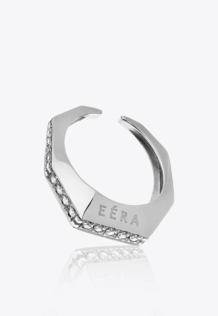 商品EÉRA|Special Order - Small Sabrina Single Ear-Cuff in 18K White Gold with Diamonds,价格¥21011,第1张图片