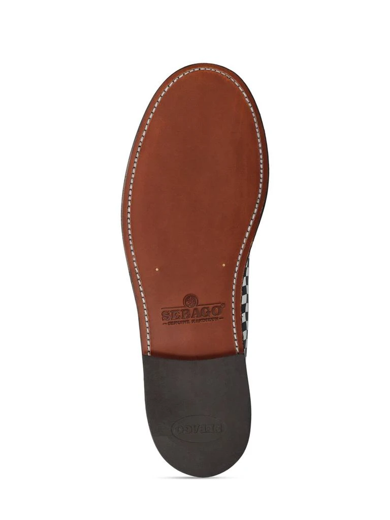 商品SEBAGO|Dan Chessboard Smooth Leather Loafers,价格¥1262,第4张图片详细描述