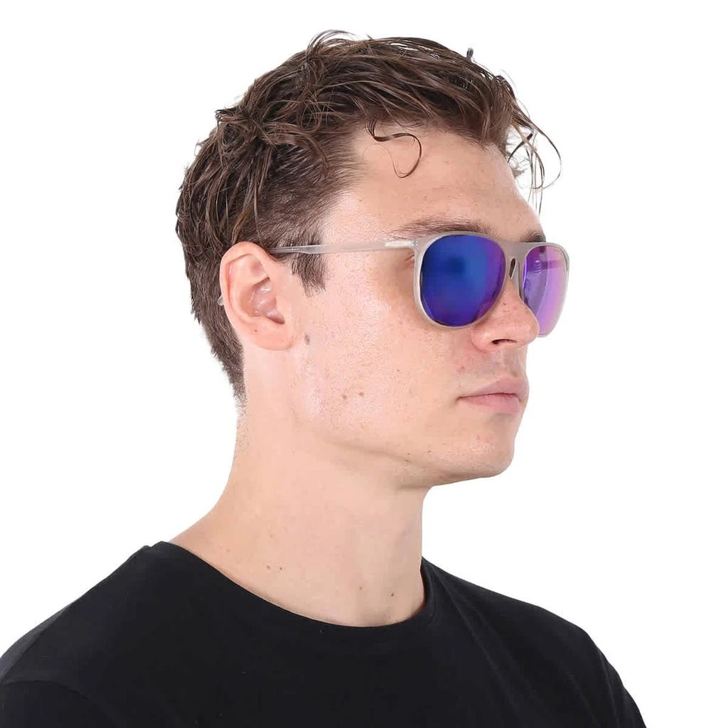 商品Porsche Design|Porsche Design Blue Oval Men's Sunglasses P8596 A 58,价格¥596,第2张图片详细描述