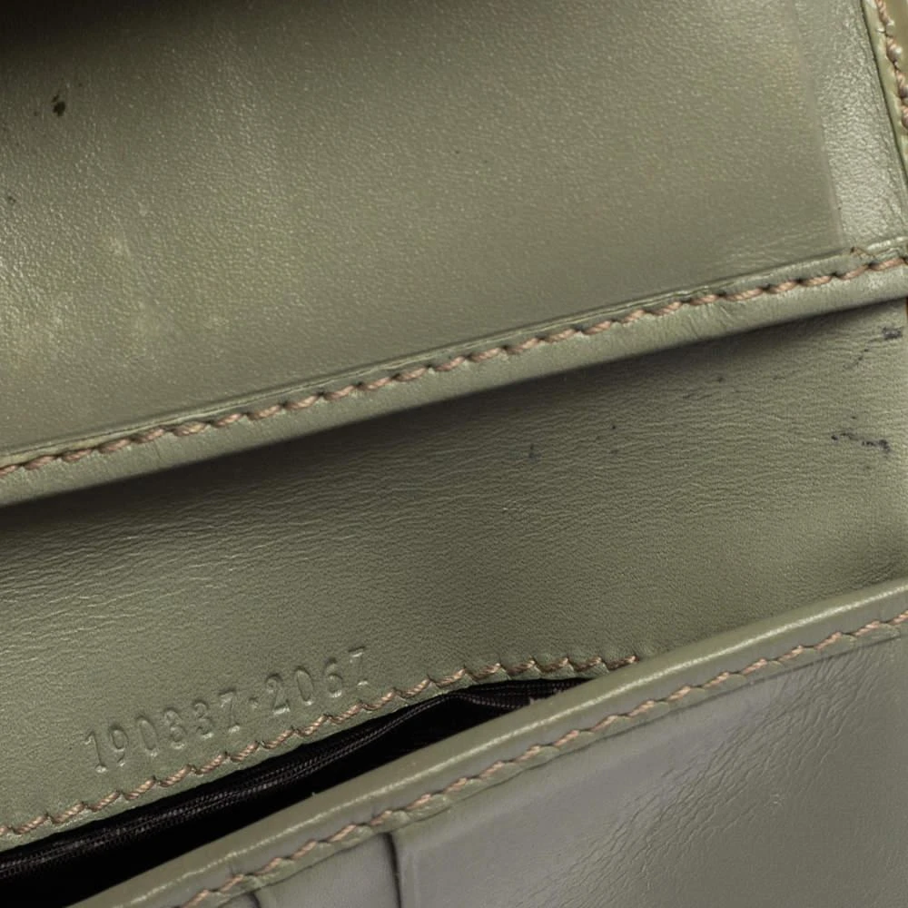 Gucci Beige/Green GG Supreme Canvas and Leather Joy French Wallet 商品