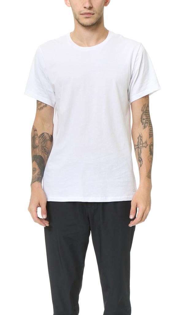 Calvin Klein Underwear 3 Pack Regular Fit Classic Short Sleeve Tee商品第3张图片规格展示