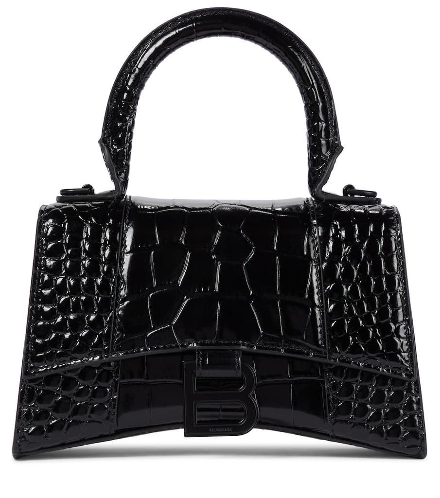商品Balenciaga|Hourglass XS leather crossbody bag,价格¥17426,第1张图片