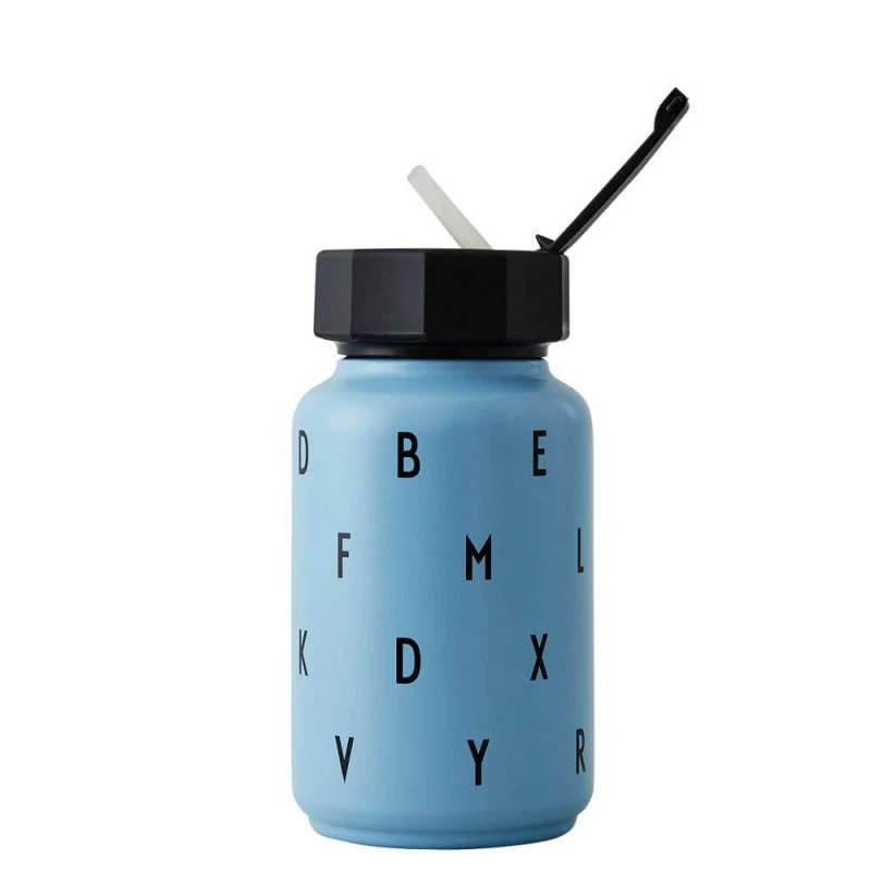 商品Design Letters|Thermo bottle in blue,价格¥236,第2张图片详细描述