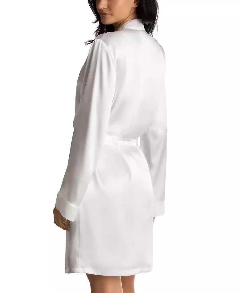 商品Linea Donatella|Sonya Embellished Satin Bridal Wrap Robe,价格¥354,第5张图片详细描述