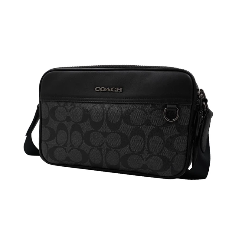 商品Coach|COACH/蔻驰 经典标志徽标单肩包 男士 C4149-QBMI5 9689206,价格¥1127,第4张图片详细描述