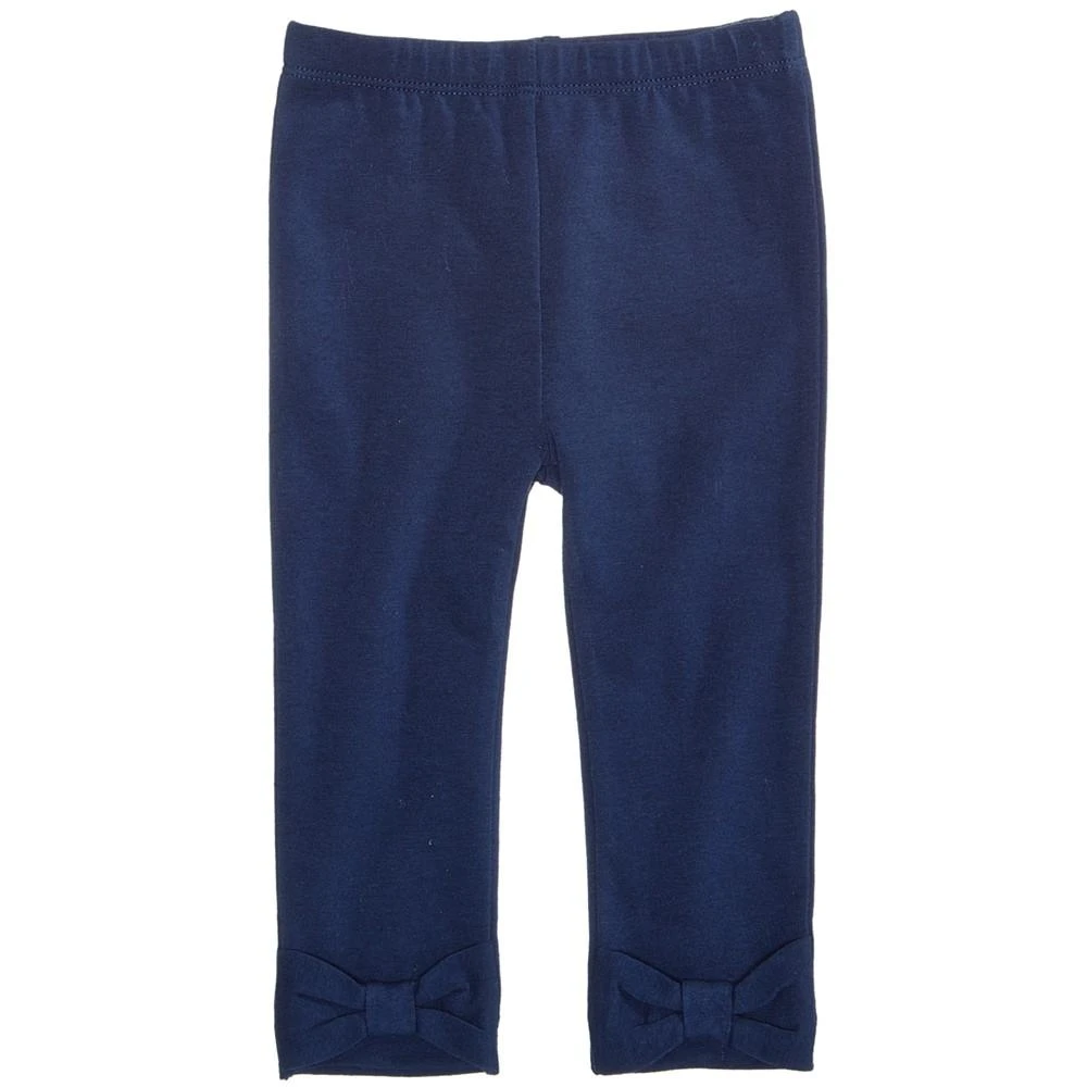 商品First Impressions|Baby Girls Solid Bow Leggings, Created for Macy's,价格¥75,第1张图片详细描述