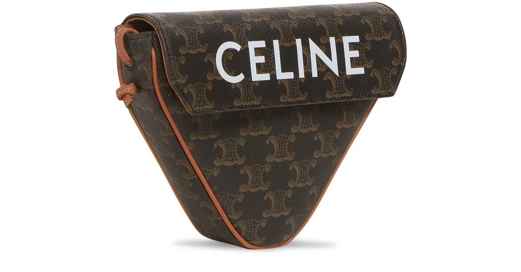 商品Celine|Triomphe 系列 Celine 印花帆布三角手提包,价格¥9966,第2张图片详细描述