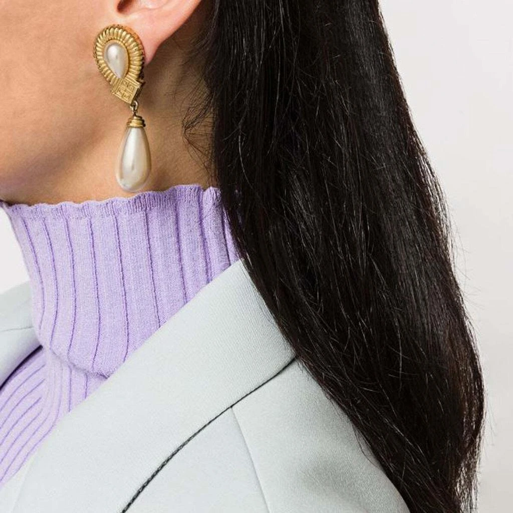 商品Susan Caplan Vintage|1980s vintage givenchy faux pearl clip-on earrings,价格¥3893,第2张图片详细描述