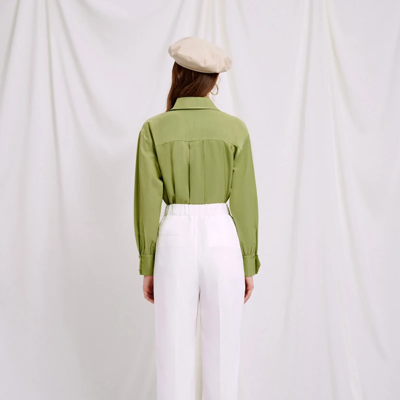 【Suggy Li联名胶囊系列】Lucia米白前褶高腰裤 | Lucia Pants - Ivory 商品