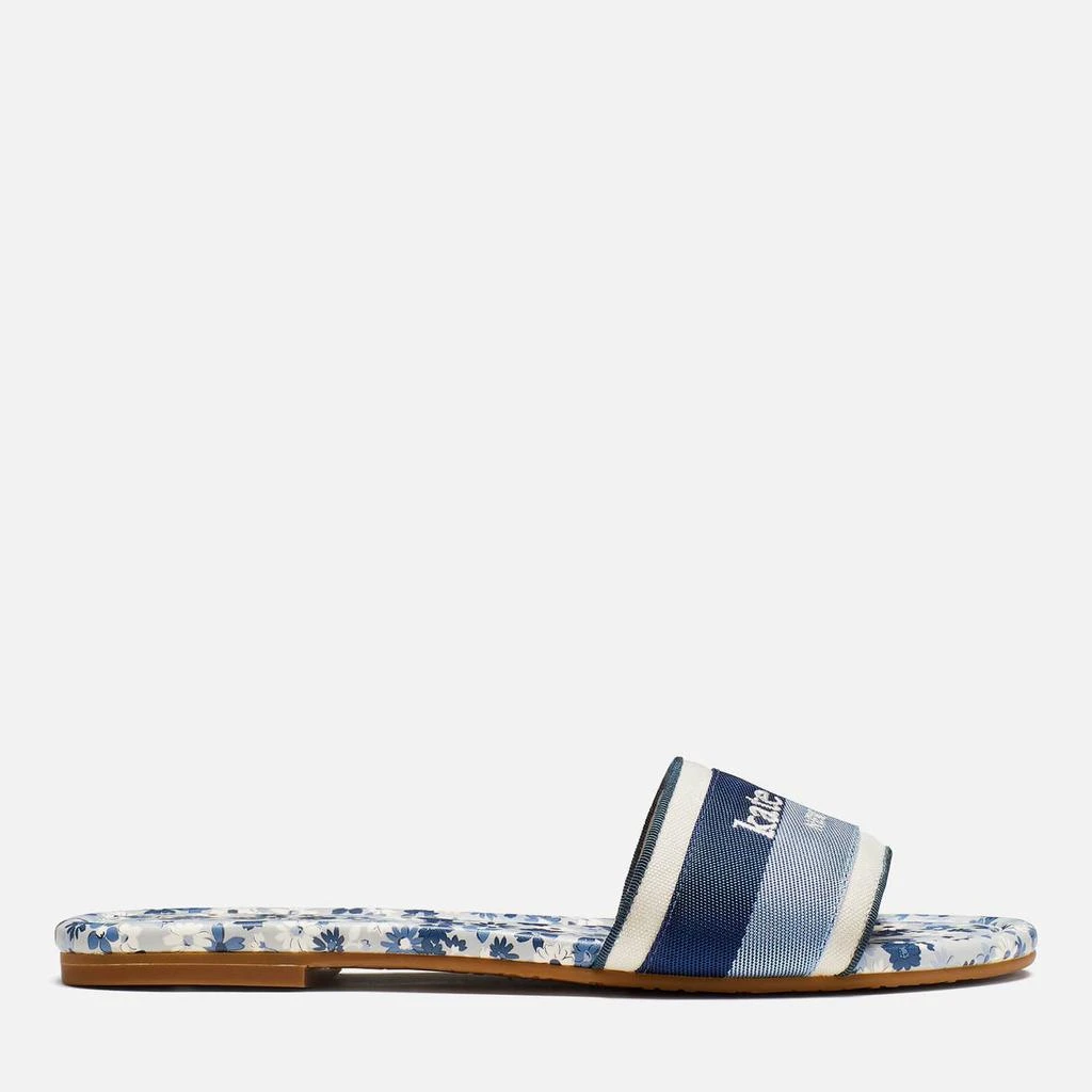 商品Kate Spade|Kate Spade New York Women's Meadow Slide Sandals - Blazer Blue,价格¥897,第1张图片