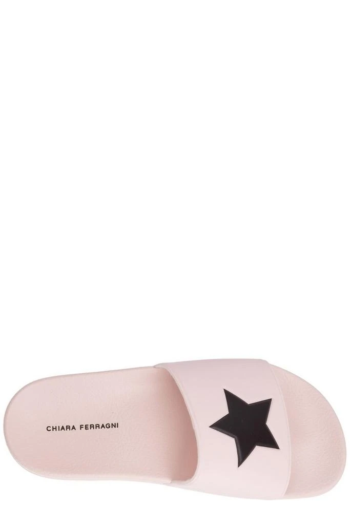 Chiara Ferragni Logo Printed Open-Toe Pool Slides 商品