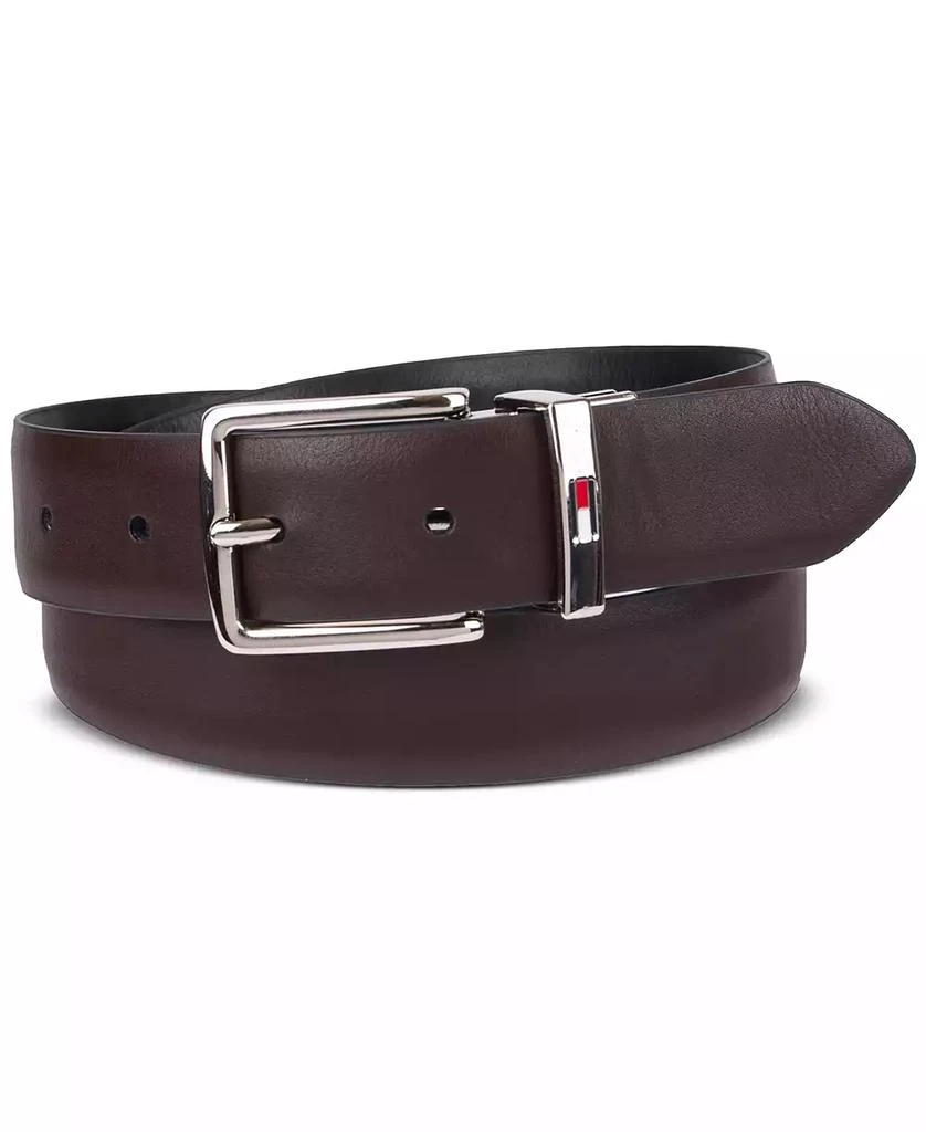 商品Tommy Hilfiger|Big Boys Reversible Dress Belt with Logo Buckle,价格¥223,第2张图片详细描述