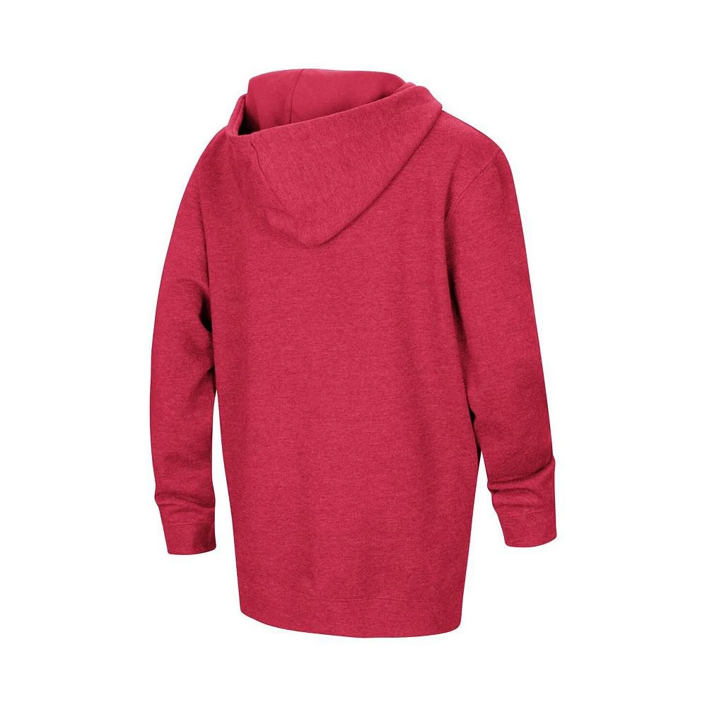 商品Colosseum|Big Boys Heather Crimson Oklahoma Sooners Sunrise Core Pullover Hoodie,价格¥233,第3张图片详细描述