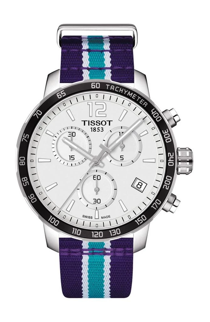 商品Tissot|天梭 时捷系列 NBA球队款 夏洛特黄蜂队 男士石英手表 T0954171703730,价格¥1284,第1张图片