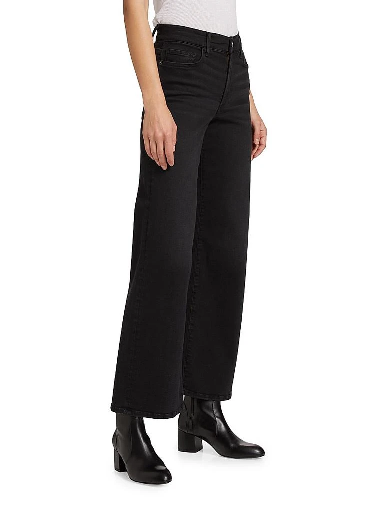 商品FRAME|Le Slim Palazzo Mid-Rise Crop Jeans,价格¥751,第4张图片详细描述