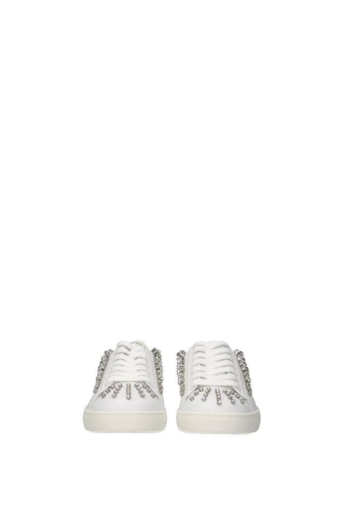 商品Stuart Weitzman|Sneakers Leather White,价格¥3095,第5张图片详细描述