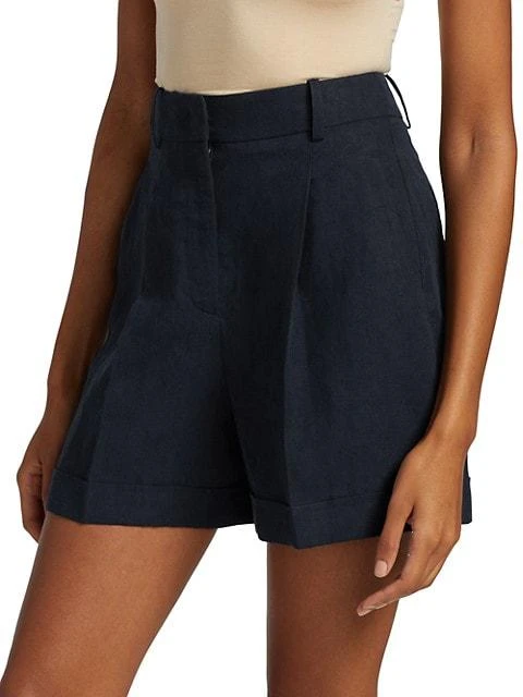 商品Michael Kors|Pleated Linen Shorts,价格¥1760,第4张图片详细描述