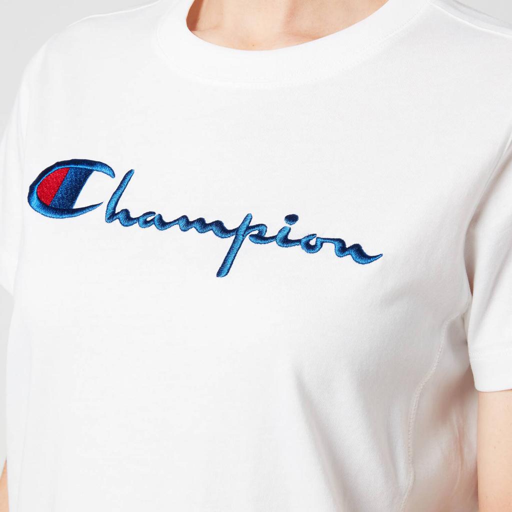 Champion Women's Crewneck T-Shirt - White商品第3张图片规格展示