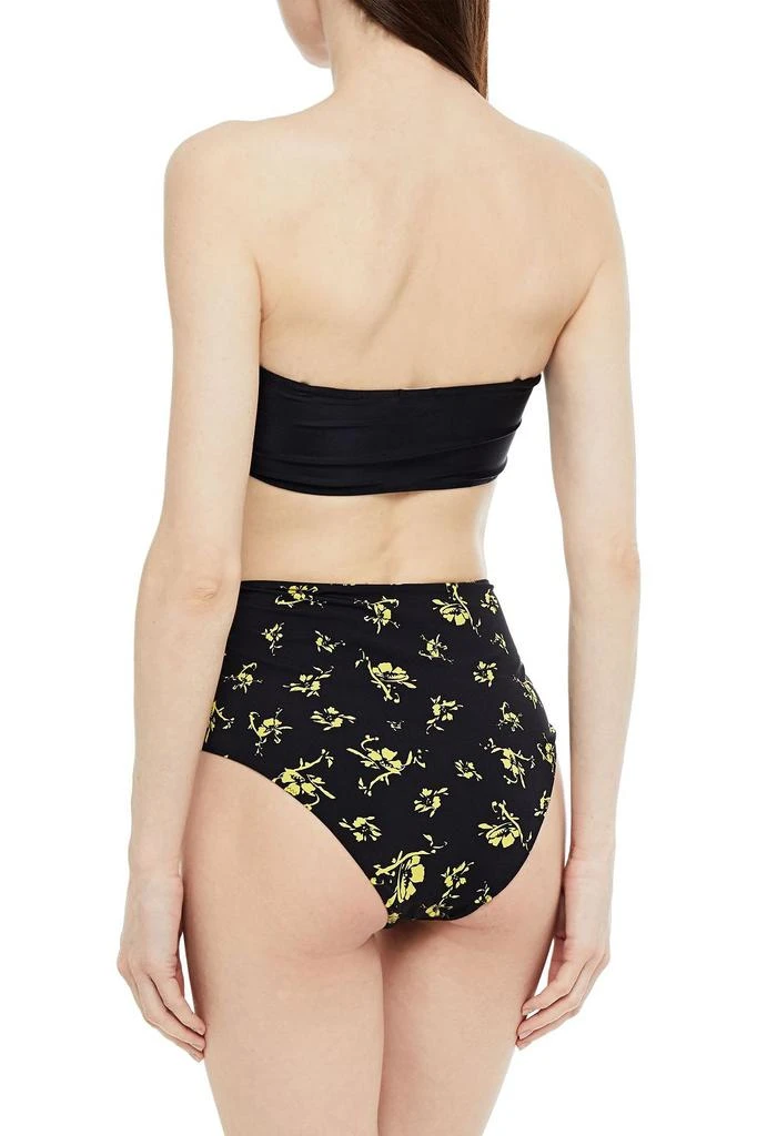 商品Ganni|Embellished ruched bandeau bikini top,价格¥306,第3张图片详细描述