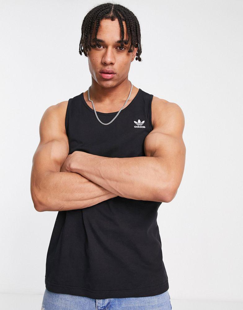 adidas Originals Essentials tank top in black商品第1张图片规格展示