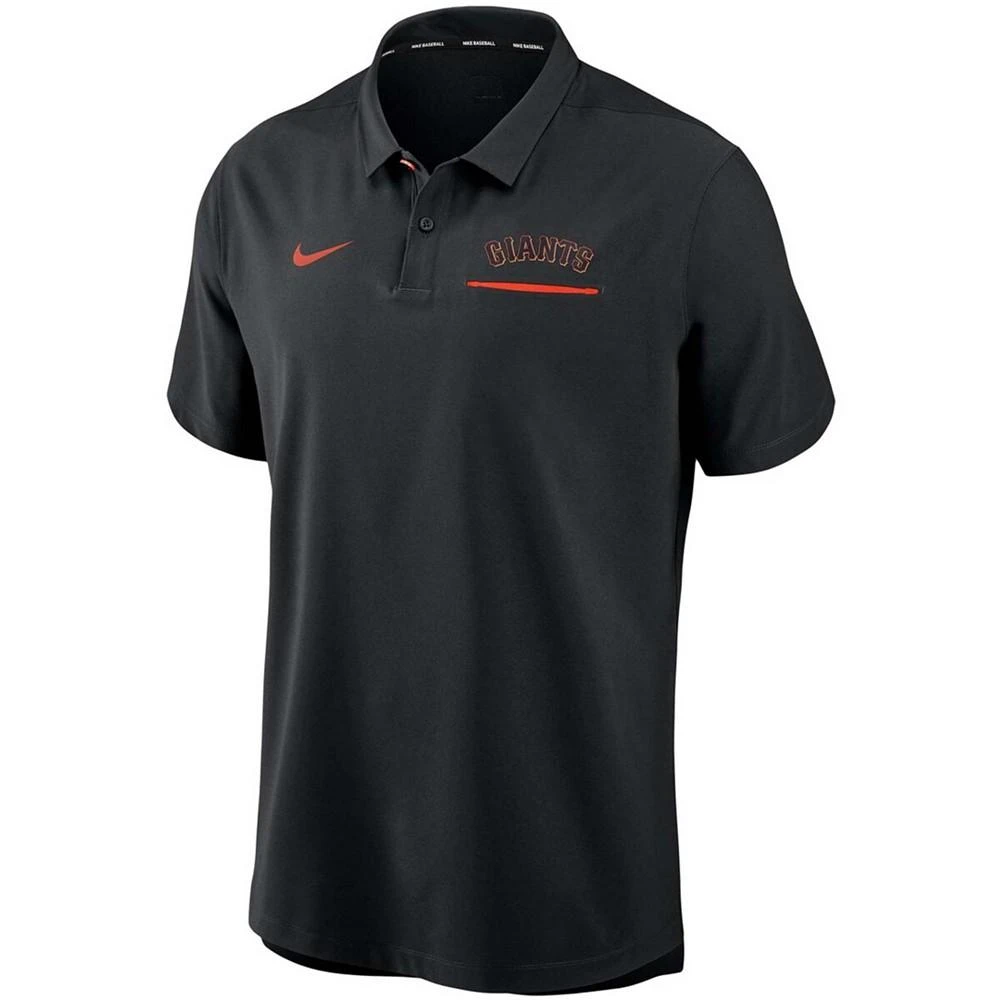 商品NIKE|Men's Black San Francisco Giants Authentic Collection Performance Polo Shirt,价格¥649,第2张图片详细描述