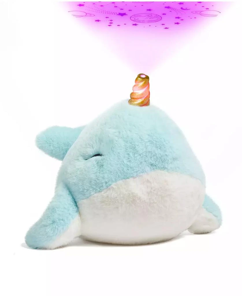 商品Geoffrey's Toy Box|12" Narwhal Plush with LED Lights and Sound, Created for Macy's,价格¥75,第4张图片详细描述