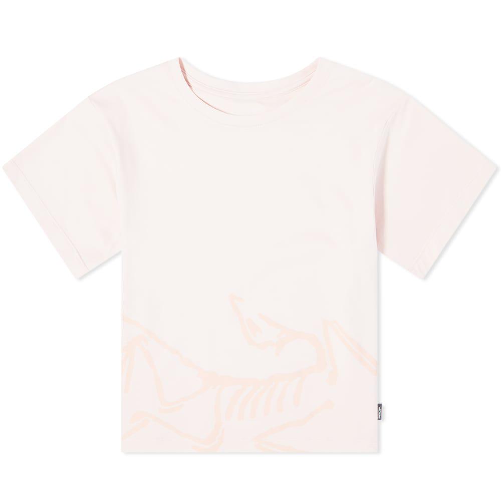 女式 始祖鸟 鸟印短款T恤商品第1张图片规格展示