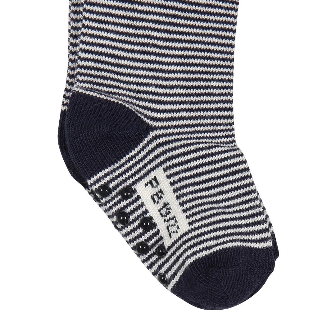 商品PETIT BATEAU|Blue Socks For Baby Boy With Stripes,价格¥391,第3张图片详细描述