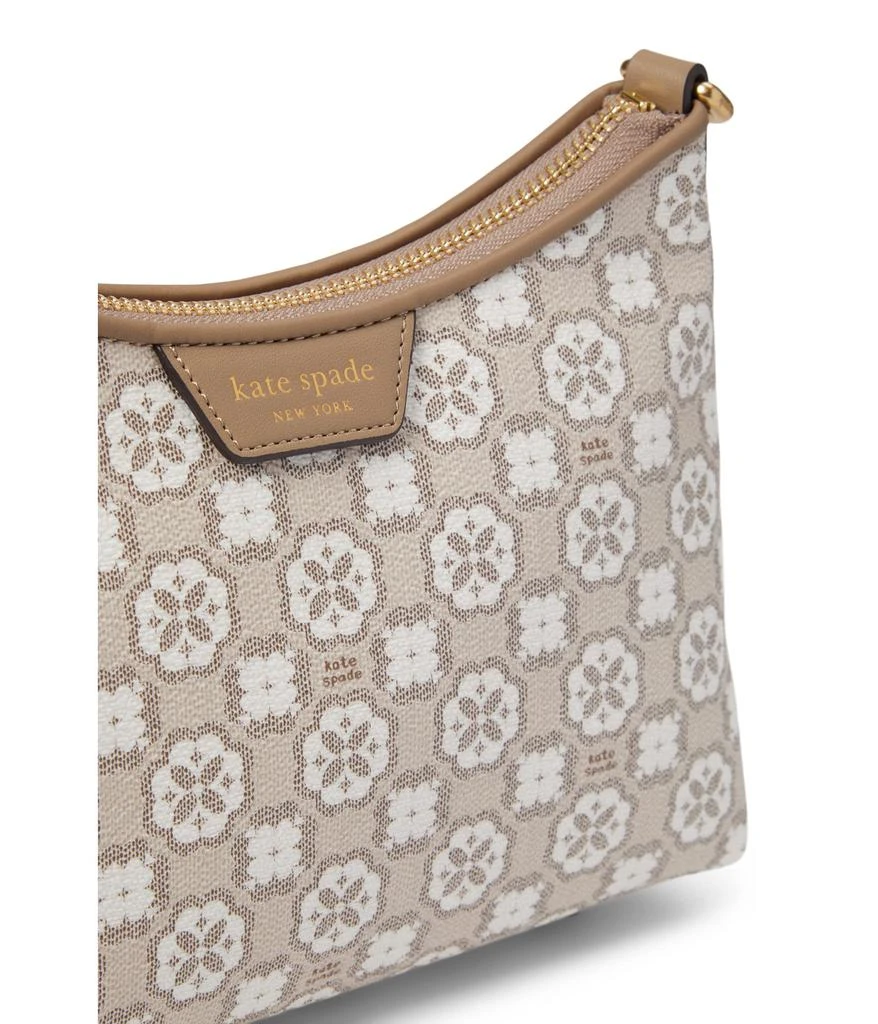 商品Kate Spade|Spade Flower Monogram Coated Canvas Top Zip Crossbody,价格¥1353,第4张图片详细描述