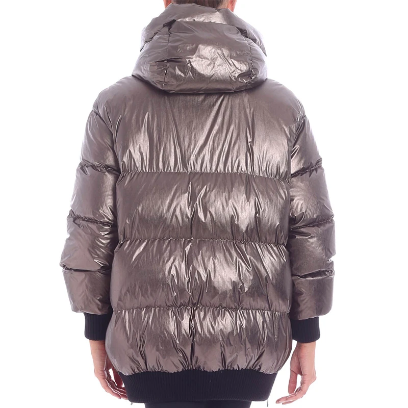 MONCLER 粉灰色女士羽绒服 4990400-539DL-935 商品