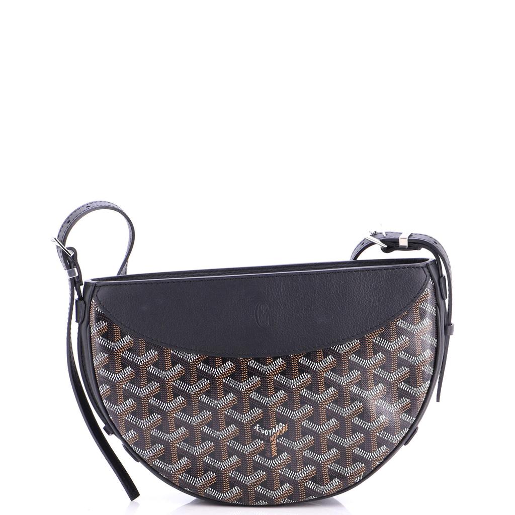 Hirondelle Shoulder Bag Coated Canvas and Leather image 2